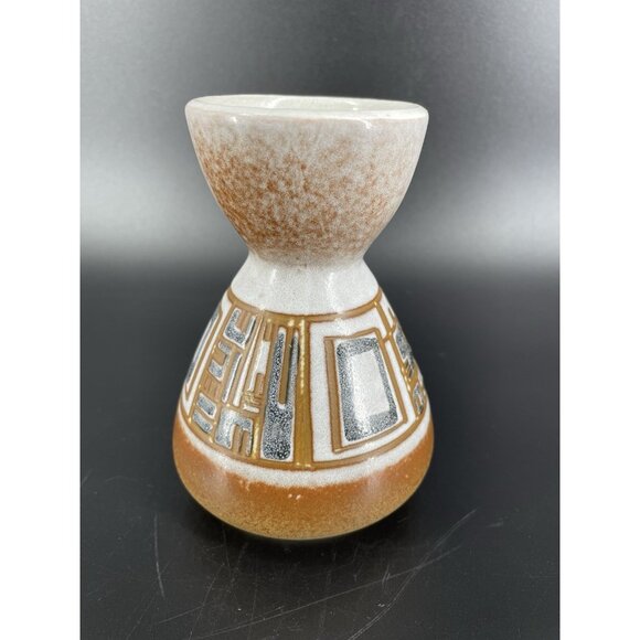 Vintage LAPID ISRAEL MCM Pottery Vase MOD 1960's - Picture 4 of 12